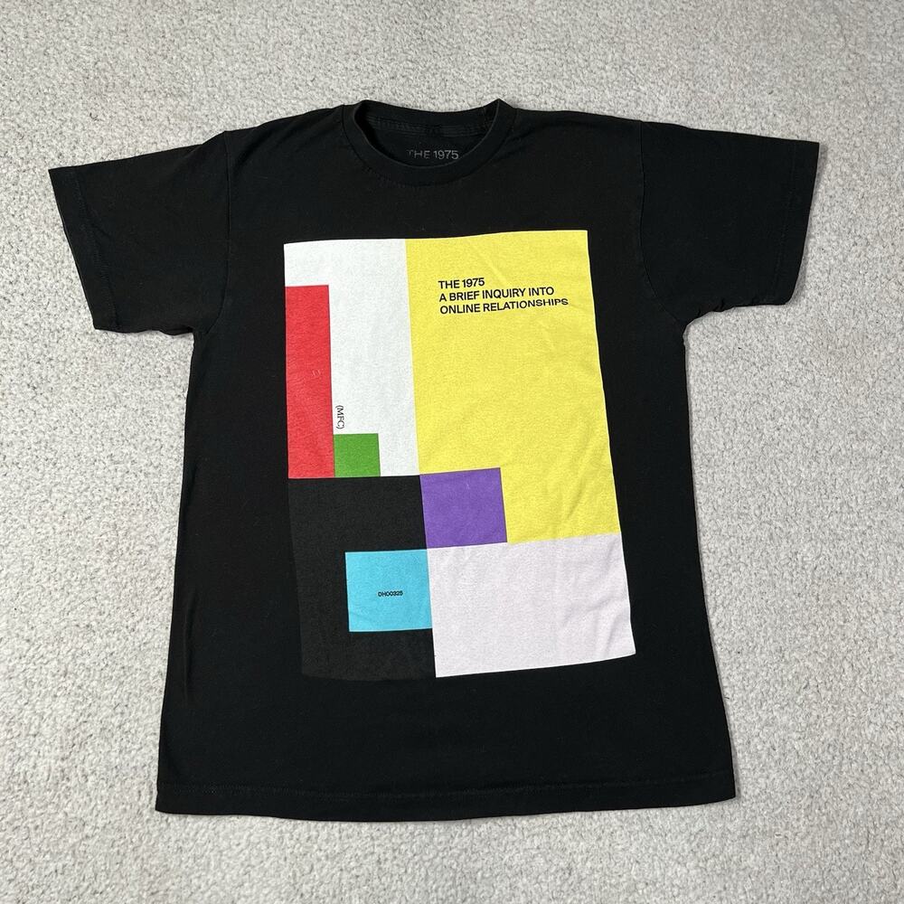 The 1975 Shirt Mens S Brief Inquiry Online Relationships 2019 Tour Merch Band